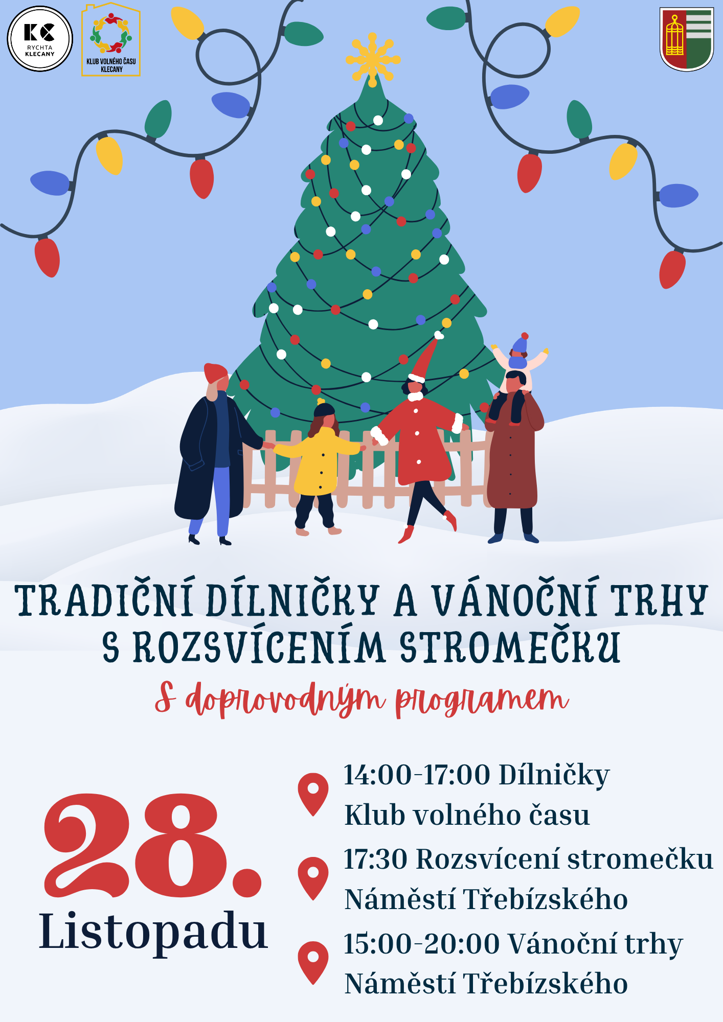 Vánoční dílny a rozsvícení vánočního stromečku