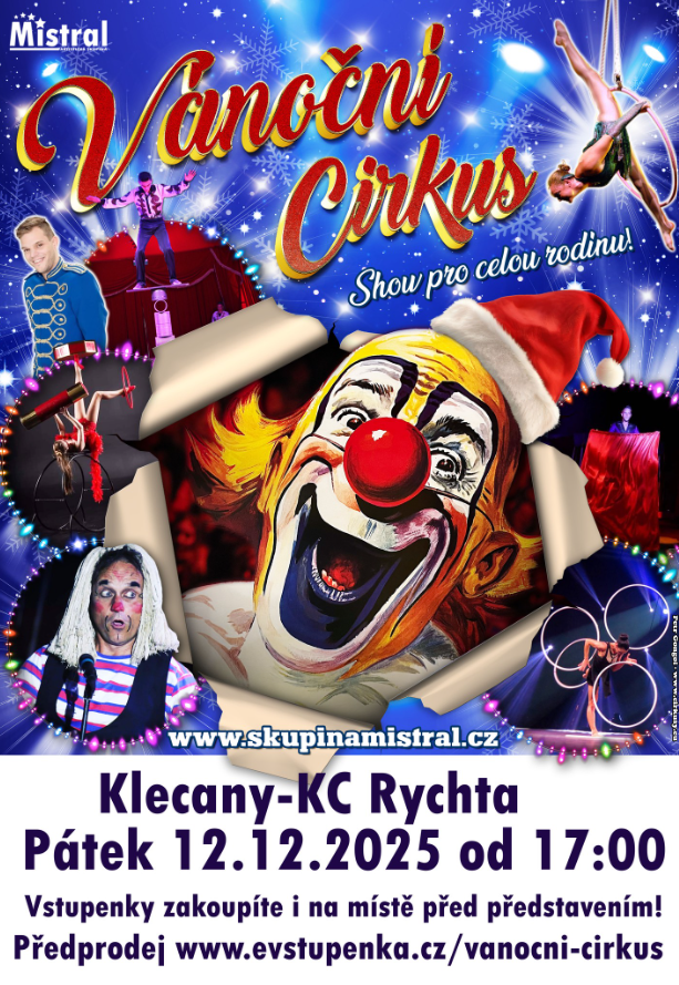 Plakát: 4. ročník Vánočního cirkusu